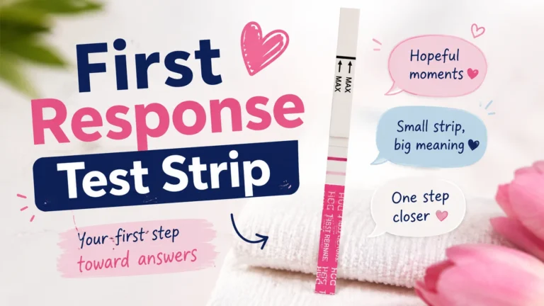 First Response Test Strip