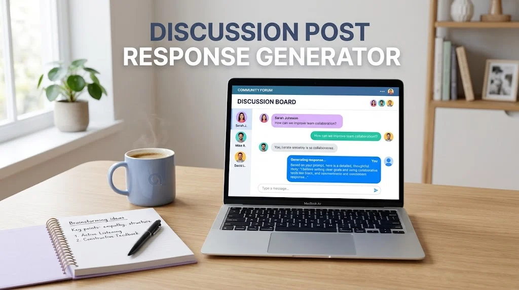 Discussion Post Response Generator