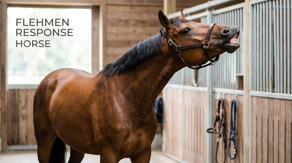 Flehmen Response Horse