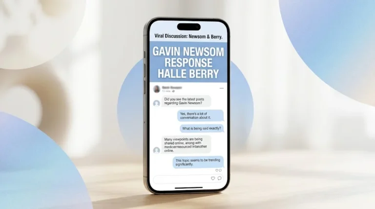 Gavin Newsom Response Halle Berry
