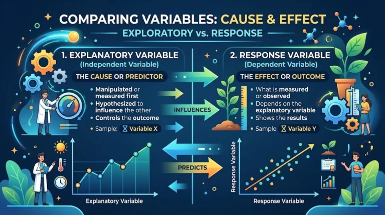Response Variable vs Explanatory Variable