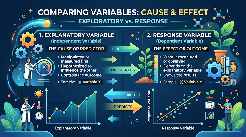Response Variable vs Explanatory Variable