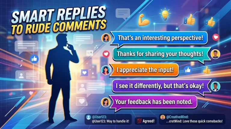 Smart Replies to Rude Comments