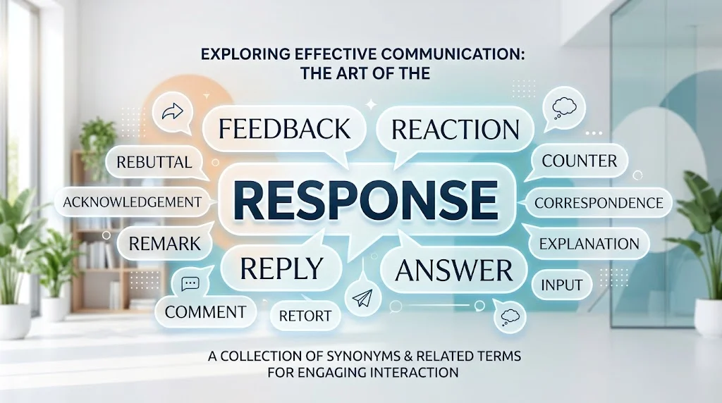 Synonyms for Response