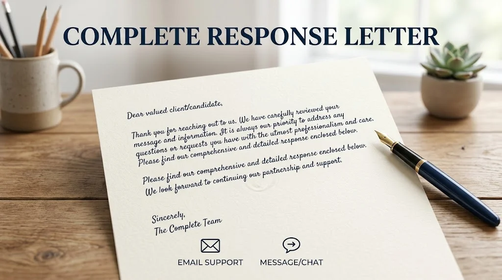 Complete Response Letter
