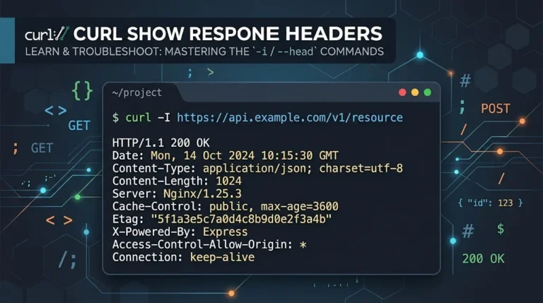 Curl Show Response Headers