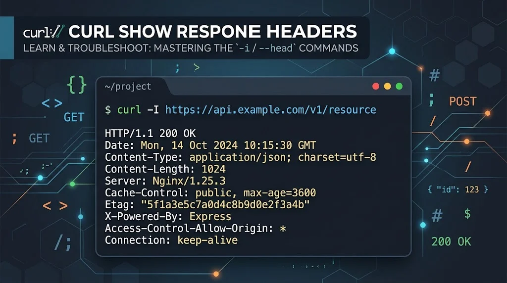 Curl Show Response Headers